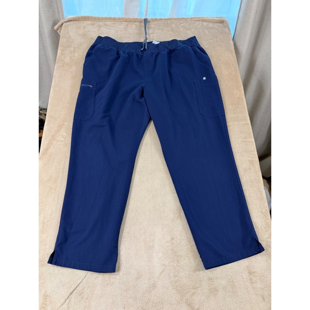 FIGS Yola Yoga scrub pants mens 5XL Tall Navy blue Technical Collection EUC